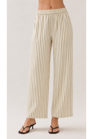 MB2541<br/>Pinstripe Wide Leg Pants